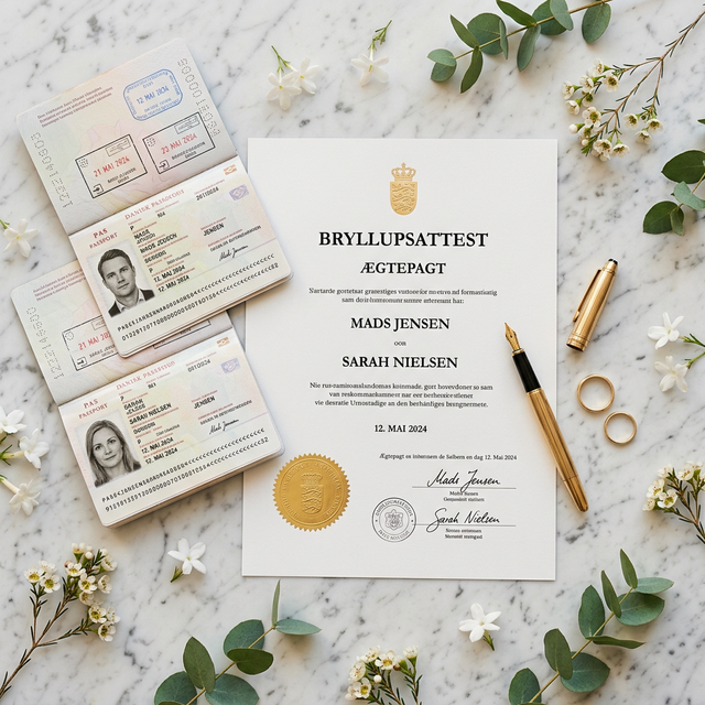 Documents You Need for a Danish Wedding